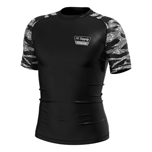 Dropshipping Tùy Chỉnh Không Có <span class=keywords><strong>Gi</strong></span> Vớ Phòng Tập Thể Dục Jiu Jitsu Anh Bjj Vật Lộn Mặc Judo Rashguard MMA Trẻ Em Phát Ban Bảo Vệ Bjj Võ Thuật - Product Image 2