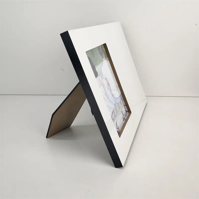 En blanco sublimación personalizado foto madera marco 4x6