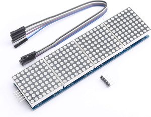 MAX7219 4-in-1-Mikrocontroller-Nadelmatrix-Anzeigemodul mit 5-poligem Leitungs-ICs-Produkt - Product Image 6