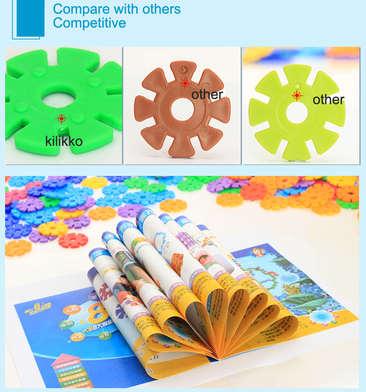 kids soft toys plastic interlocking connecting flower building block