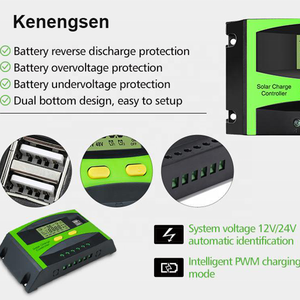 LCD-DisplayPWM-Batterie ladegerät30A 60A 80A Solarpanel-Laderegler 12/24/36/48V PWM-Solar laderegler - Product Image 6