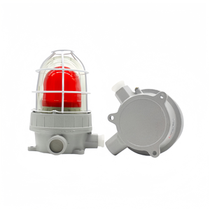 ATEX AC220V 5W WF1 WF2 Pole <strong>Mounted</strong> <strong>G3</strong>/4 Explosion Proof Siren Sound Warning Light System for Machine Detector - Product Image 1