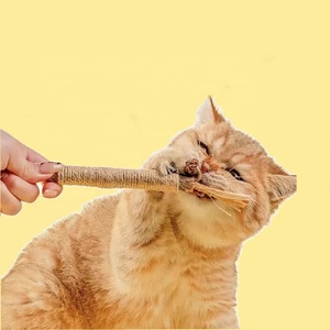 Palo de molienda de dientes de gato Silvervine Catnip masticar Limpieza de dientes juguetes interactivos para gatos - Product Image 2
