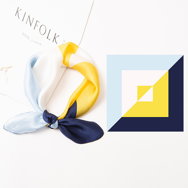 Color block blue and yellow-5353