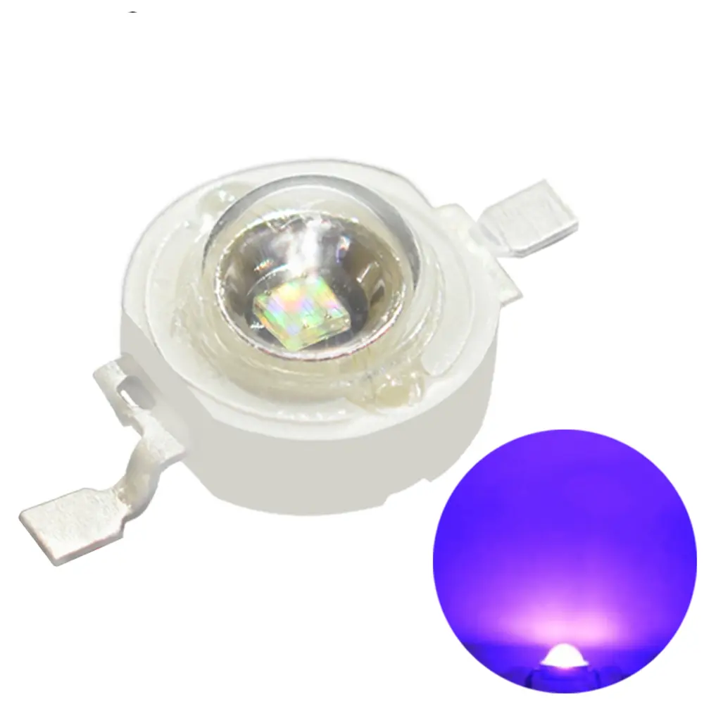 Czinelight hpl 1w uv epileds smd 392nm 395nm 1w 3w lâmpadas led uv