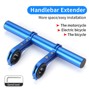 Multi-Functional Cellphone <strong>Mount</strong> Double Clamp Scooter and Bike Extender Handlebar for Xiaomi Electric Scooter Extension Holder - Product Image 3