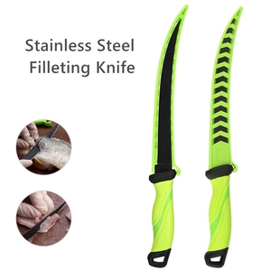 أعلى اليمين FK001 5 6 7 8 9 بوصة الفولاذ المقاوم للصدأ الصيد قطع سكين مع ABS مقبض الصيد Filleting سكين - Product Image 6