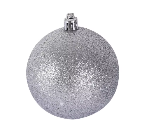 10cm brillo plateado