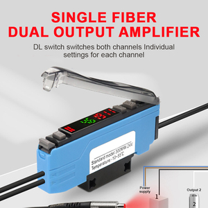 MOTEE Analógico Desvio Correção Amplificador Detecção Classificação Posicionamento Indução Dual <span class=keywords><strong>Digital</strong></span> Display Fibra Óptica Sensor