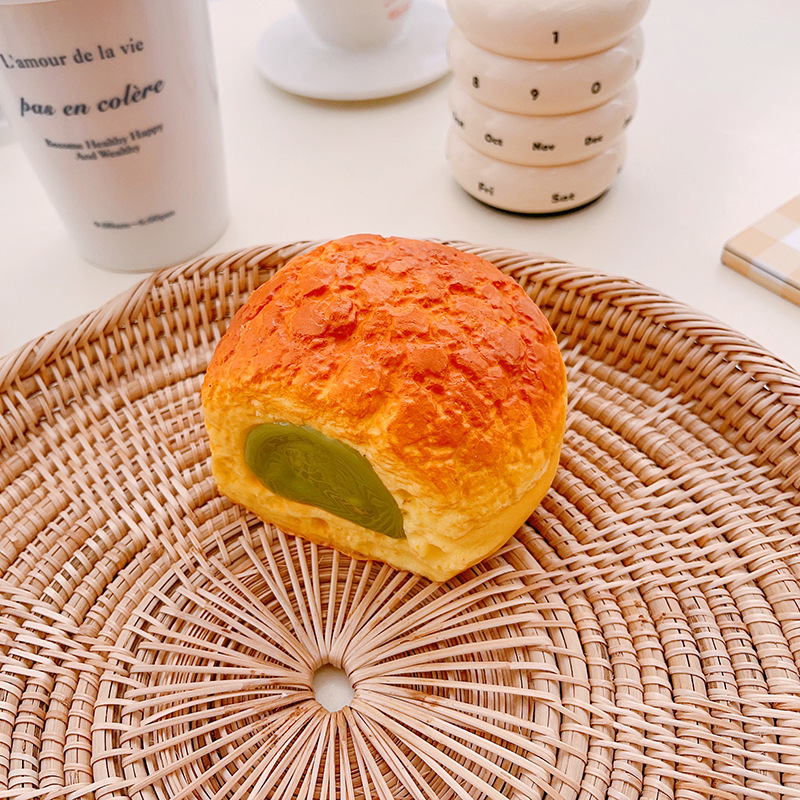 Matcha puff-slow rebound