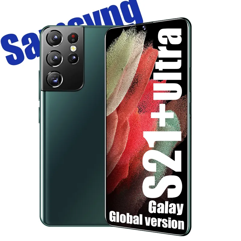 글로벌 버전 오리지널 갤럭시 S21 + 울트라 안드로이드 휴대 전화 HESIOD 512GB Rom 듀얼 sim 카드 MTK6899 브랜드의 새로운 휴대 전화