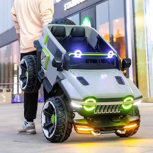 ダブルドア車のおもちゃ2-8歳高数量ビッグサイズバッテリー駆動プラスチック車のおもちゃ