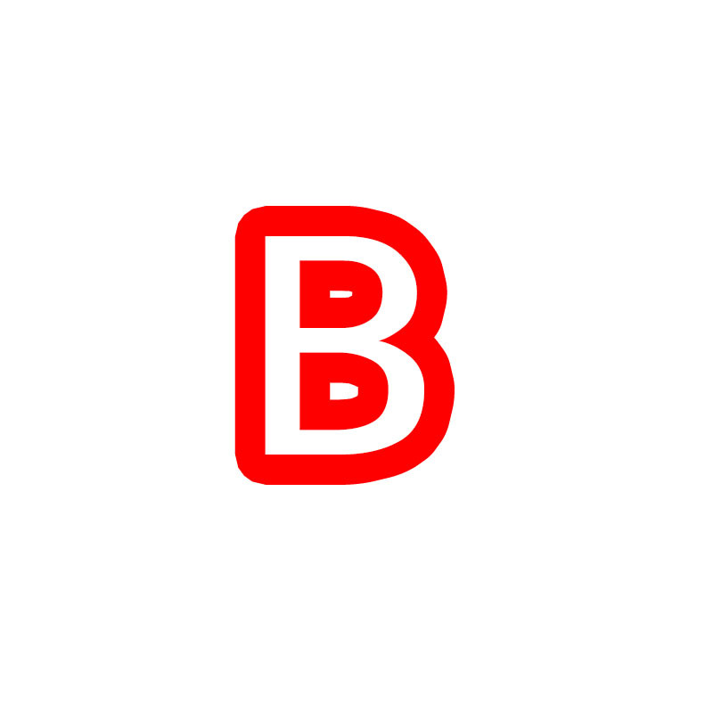 B