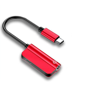 2合1 C型充电适配器，用于耳机的3.5毫米Aux音频电缆 - Product Image 2