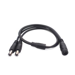 1 ila 2 yollu 2.1x5.5mm/2.5x5.5mm 12V erkek kadın DC güç kablo DC Splitter kablosu 1 ila 2 - Product Image 5