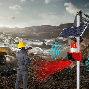 Mayın sensörü alarmı, operatörlere güvenlik 10M Solar şarj güvenlik alarmı sistemine dikkat etmelerini hatırlatır - Product Image 1