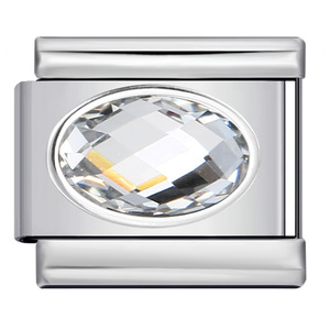 Eliptik yeşim İtalyan modülü bilezik Birthstone paslanmaz çelik DIY Minimalist yönlü el zincir aksesuarları - Product Image 6