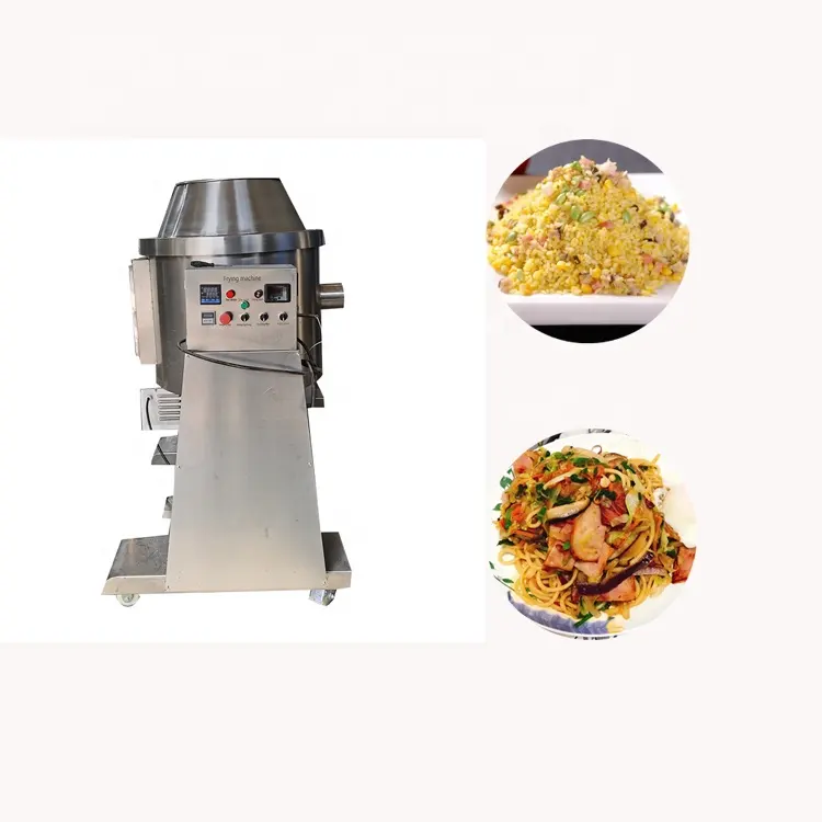 Industrial máquina de cocina de restaurante comercial automática olla stir fry máquina frito para las escuelas