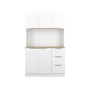 Đầy đủ melamine phong cách mới thiết kế hiện đại chất lượng hàng đầu bảng tủ bếp 5 cửa + 3 ngăn kéo - Product Image 4