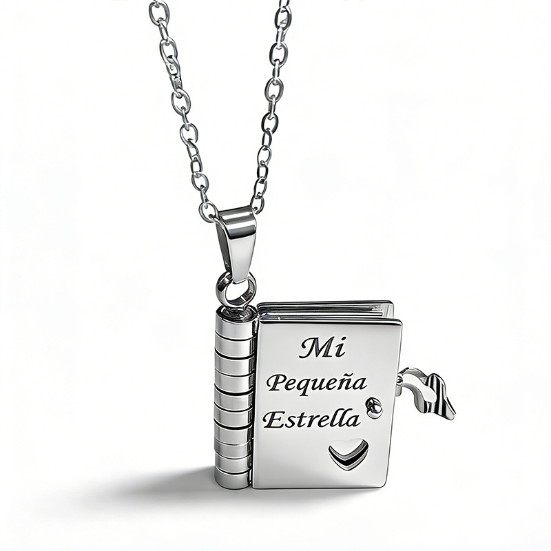 colorful 06-2 Silver Spanish daughters Necklace