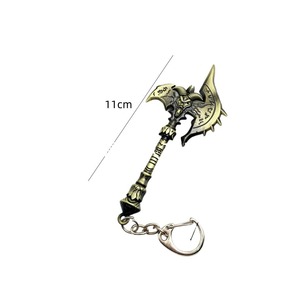 时尚男士钥匙扣DIY金属夹链复古武士迷你剑钥匙扣钥匙扣 - Product Image 4