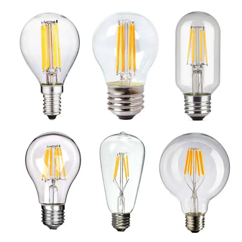360 Graden 2W 4W 6W 8W Hoge Kwaliteit Warm Wit Dimbare String Verlichting Vervanging Led Filament lampen Vintage Edison Lamp