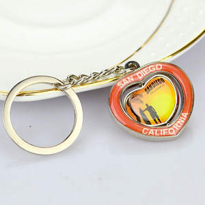 Tùy Chỉnh Key Chain Chủ <span class=keywords><strong>3D</strong></span> Hai Mặt Xoay Bóng Rổ Tennis Bóng Chuyền Bóng Đá Key Chain Keychain Vòng Chìa Khóa - Product Image 5