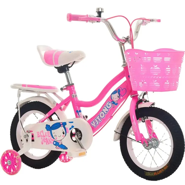 Vendita calda regalo per bambini ragazze bicicletta in acciaio al carbonio 12 16 20 pollici bicicletta rosa per ragazze