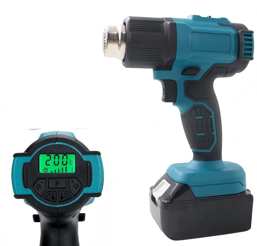 Pistolet à air chaud à affichage numérique (outil nu) / pour batteries Makita