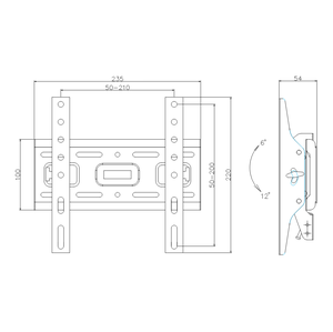 Xách tay VESA nghiêng LCD màn hình phẳng <span class=keywords><strong>TV</strong></span> Tường Gắn kết <span class=keywords><strong>TV</strong></span> bảng đứng cho phòng khách <span class=keywords><strong>TV</strong></span> gắn chân đế <span class=keywords><strong>TV</strong></span> chủ sở hữu màn hình Giá - Product Image 2