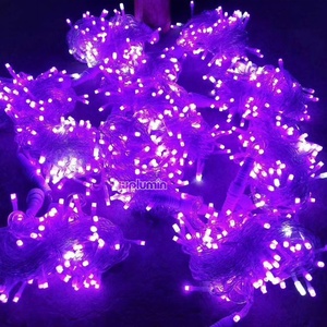 Cadena de luces Rgb multicolores Control de aplicación inteligente Luces de cadena LED de Navidad para decoración de árboles al aire libre - Product Image 2