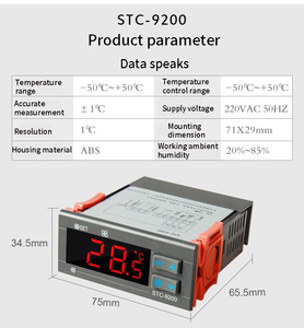 Controlador de temperatura de precios bajos al por mayor controlador de temperatura electrónico de alta calidad con envío rápido - Product Image 4
