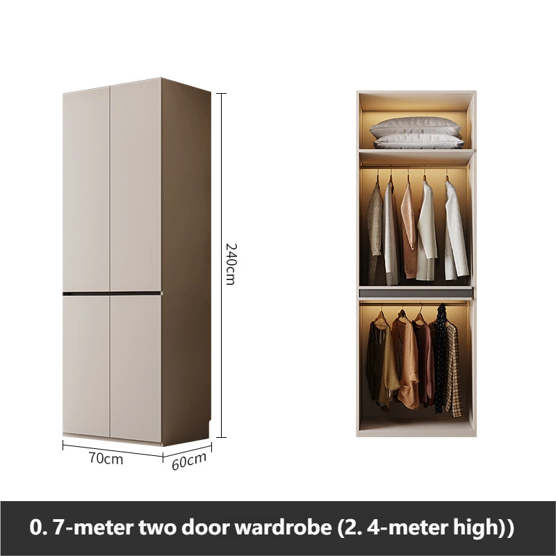 0.7-meter two door wardrobe (2.4-meter high)