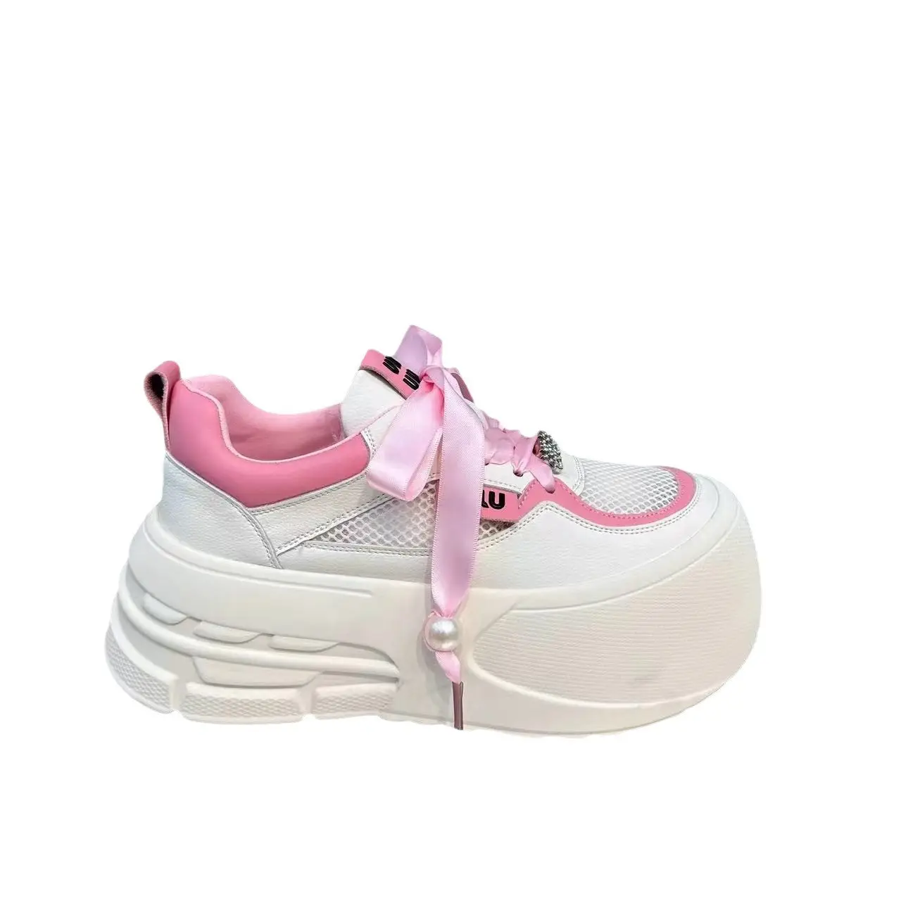 Vendita calda moda moda moda Casual corsa sneakers sportive spesse fondo comode scarpe da passeggio all'aperto per le ragazze