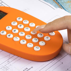 8 chữ số nút cao su hình dạng nhỏ cà rốt xuất hiện máy tính điện tử Máy Tính Bỏ Túi máy tính - Product Image 6
