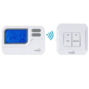 ボイラー用ラジオ周波数ウィークリープログラミング暖房室サーモスタット - Product Image 1