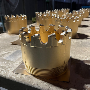 Broca de perforación de núcleo API PDC con diamante de carburo de acero forjado para minería de minerales y expansión de pozos de agua para exploración geológica