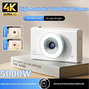 2.4I NCH IPS ekran 8x Zoom HD 4K dijital kamera 50 milyon piksel otomatik odaklama CCD üç tip aydınlatma serbestçe değiştirilebilir - Product Image 5