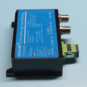 High Level 100dBuv 2 Ausgang Indoor Digital Analog CATV FTTB 1550nm Glasfaser Mini Knoten Optischer Empfänger WDM SC APC SC UPC - Product Image 5