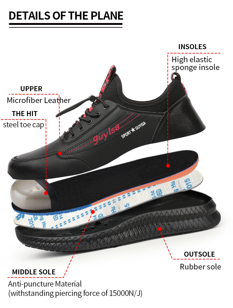 GUYISA Winter Warmth Waterproof Microfiber Leather Non-Slip Sneaker for Black S219-2321 (STOCK ITEM) 3 PRISTINE