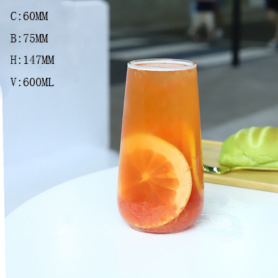600ml 500ml custom classic wine glass traditional stemless wine glass high borosilicate spirit glass