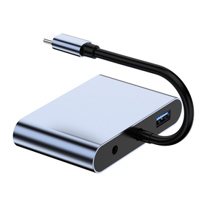 热销产品5合1 Type-C集线器USB 3.0 Type-C扩展坞适配器，适用于带PD VGA高清电视音频的USB 3.0笔记本电脑 - Product Image 3