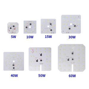 SMD LEDダブルレイヤーPCBボード12v 18w LED電球ライトPCB LEDドライバーPCBリサイクル可能ランプ用