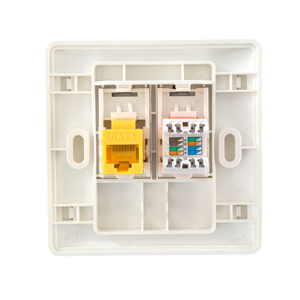 Direkt eingefügt 86 Typ 1Port 2 Port RJ45/RJ11 UTP-Frontplatten-Netzwerk modul Telekommunikation steile für Netzwerk verkabelung systeme - Product Image 5