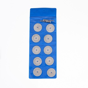 PMS 10 adet 18mm takı yapma aracı elmas kesme tekeri Cut Off diskler kaplı döner araçları Mini testere bıçağı - Product Image 5