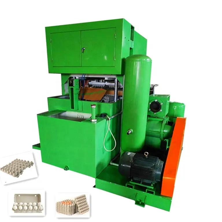 Автоматическая машина для производства бумажных лотков для яиц, Высокоэффективная машина для производства бумажных яиц для малого бизнеса