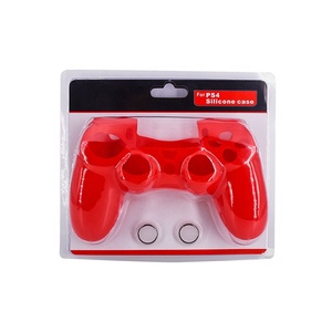 Custodia protettiva in silicone per controller di gioco a distanza colorato per controller PS4 - Product Image 1