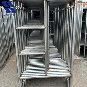 Andamio de construcción de alta resistencia Sistema de andamio Andamio con sistema de marco de escalera para construcción y trabajo industrial