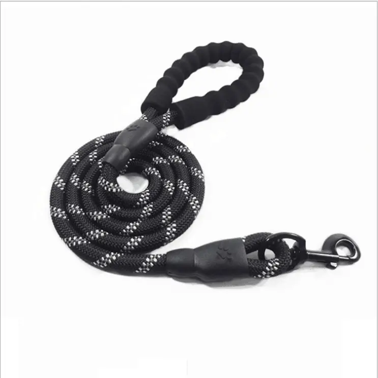 Dog Leash for Large Dogs Training Leads Strap Round Rope Leashes Goods High Quality Nylon Solid Support Super Markets Walk Dog