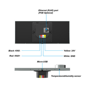 6 pollici KNX Smart Home Touch pannello supporto di più stanza Controller KNX dispositivi di automazione domestica sistema - Product Image 3